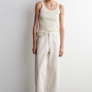 COS FACADE TURN-UP STRAIGHT-LEG JEANS